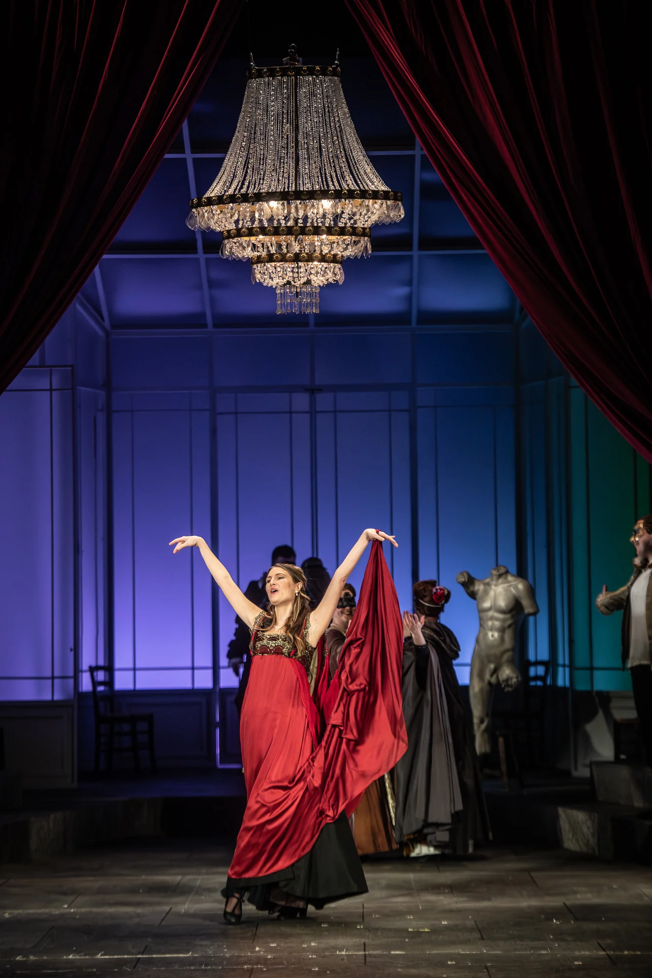 Kärlekens förbannelse at Wermland Opera, duet moment